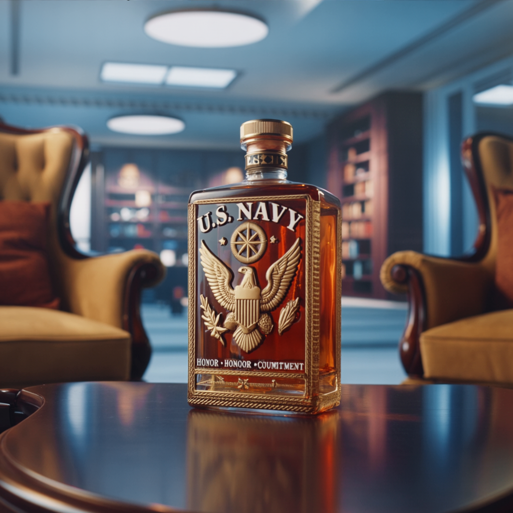 Whisky dans une bouteille - Édition spéciale de la marine américaine