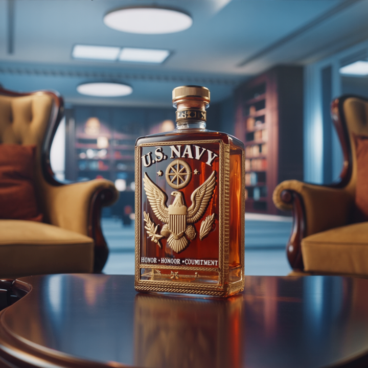 Whisky dans une bouteille - Édition spéciale de la marine américaine