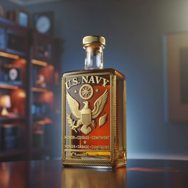 Whisky dans une bouteille - Édition spéciale de la marine américaine
