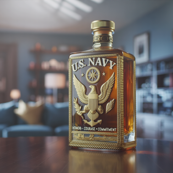 Whisky dans une bouteille - Édition spéciale de la marine américaine