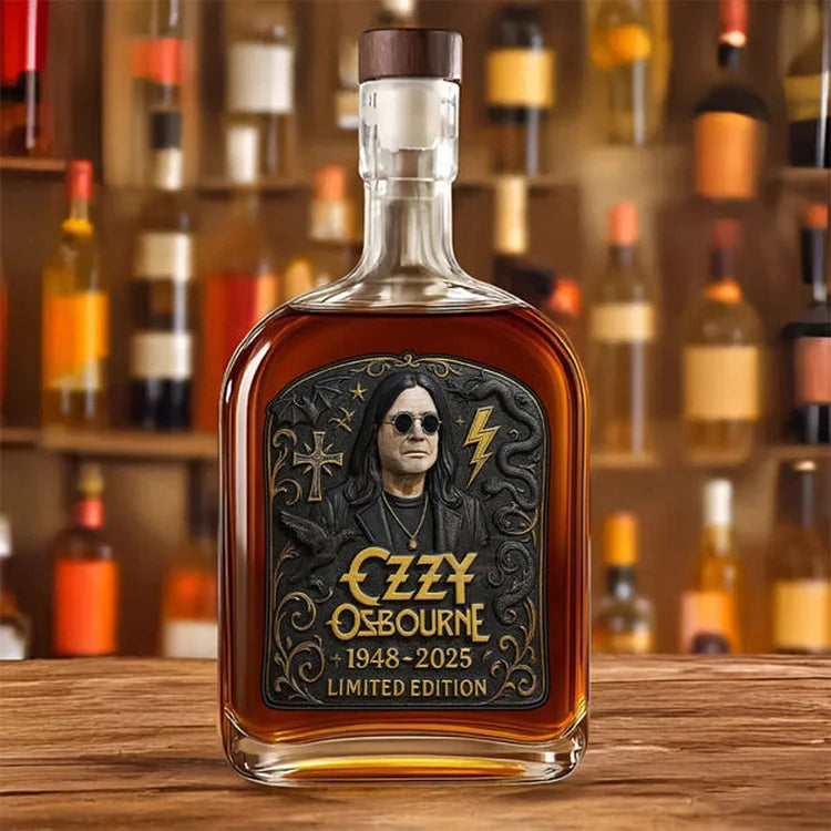 Bouteille de whisky Ozzy Osbourne 2025 de 25 oz
