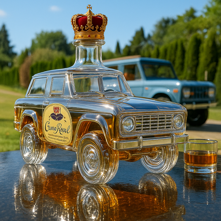 Ford Bronco (1966-1977) Bouteille de whisky de collection classique