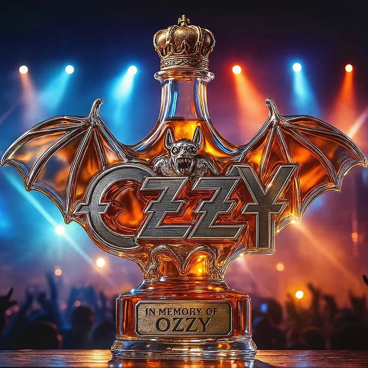 À la mémoire de la bouteille de whisky Ozzy Osbourne