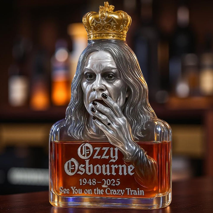 Ozzy, à bientôt dans le train des bouteilles de whisky fou