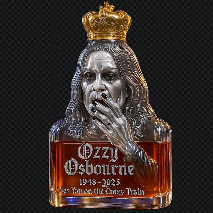 Ozzy, à bientôt dans le train des bouteilles de whisky fou