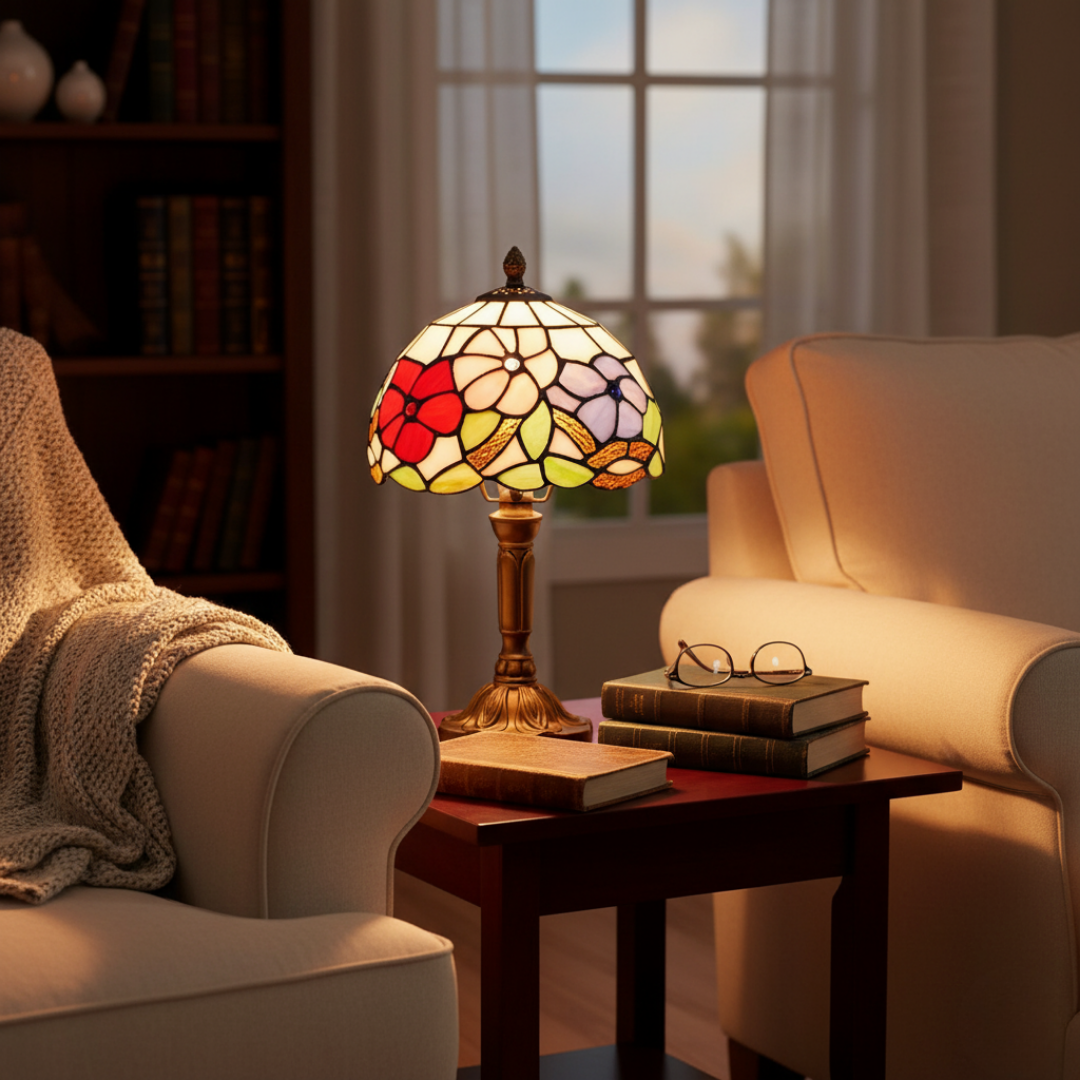 ROSAVIE | LAMPE STYLE TIFFANY COULEUR