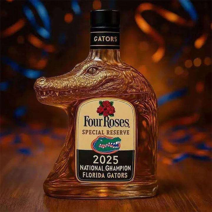 Carafe à whisky en forme de crocodile