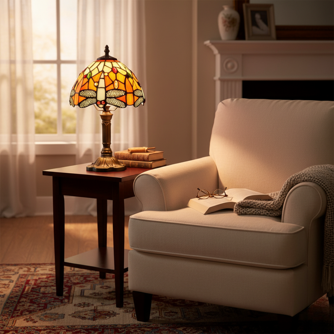 MOSAÏQUE | LAMPE ÉLÉGANTE AVEC ACCENT DORÉ