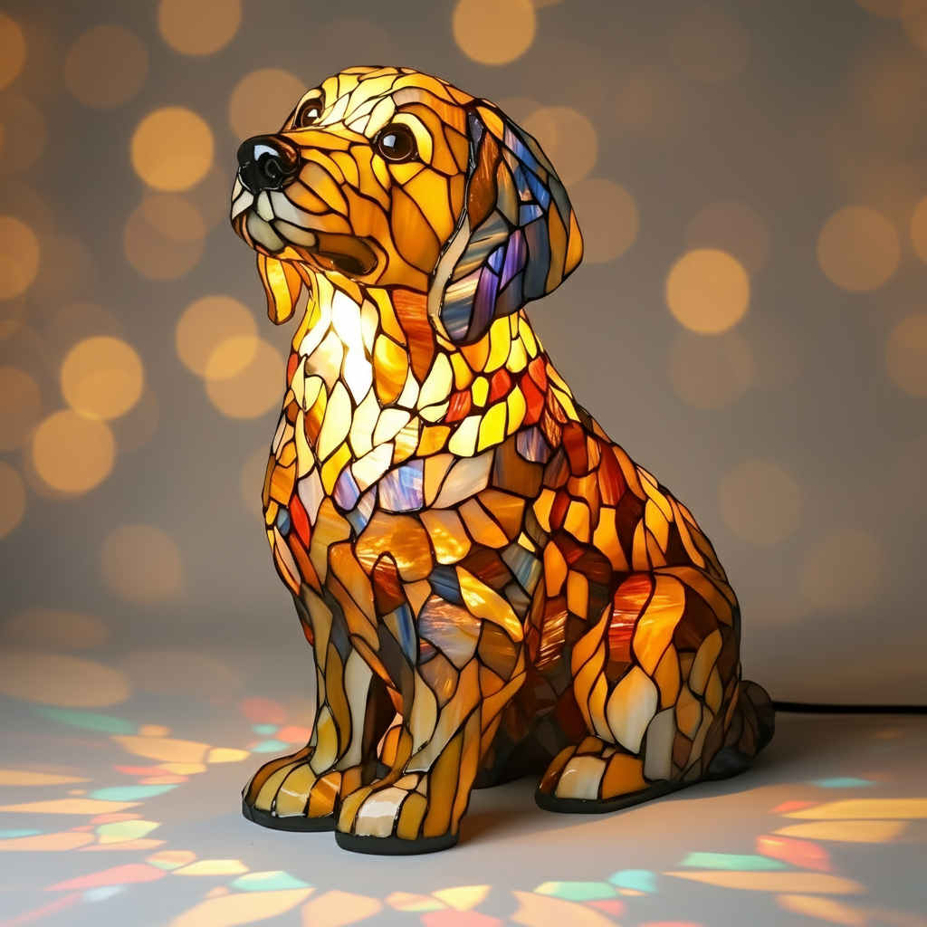 Figurine Lily la Golden Retriever spirituelle