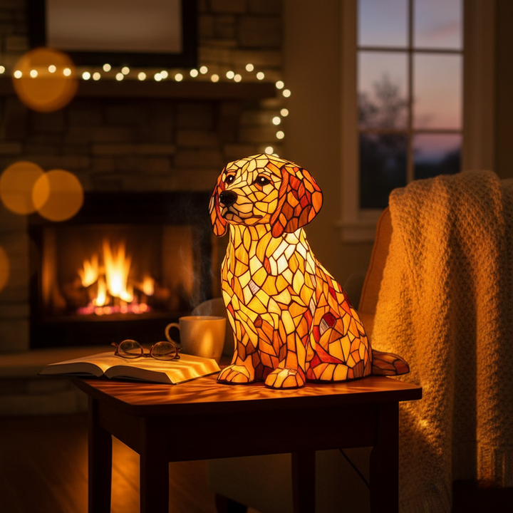 Figurine Lily la Golden Retriever spirituelle