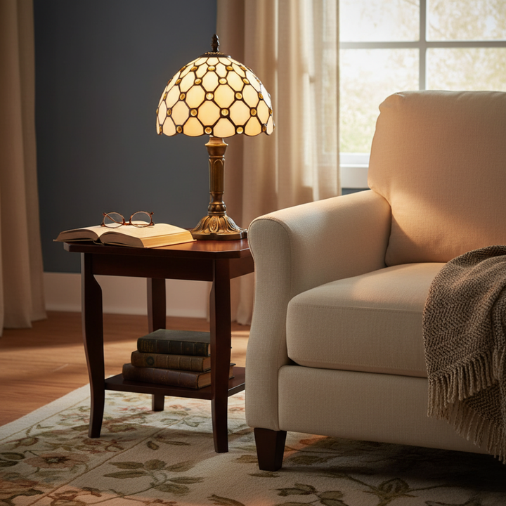 IVOIRE | LAMPE DE TABLE BAROQUE DE LUXE