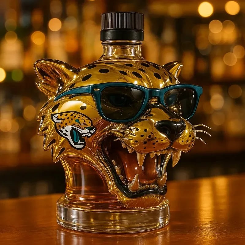 Jaguar | Bouteille de whisky des Jaguars de Jacksonville