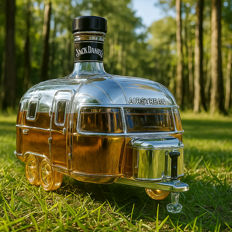 Bouteille de whisky classique Airstream Travel RV