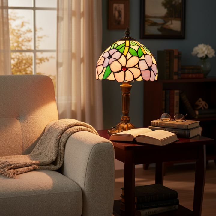 PÉTALYNE | LAMPE DE TABLE D'INSPIRATION BAROQUE