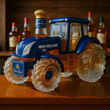 Bouteille de whisky classique en forme de tracteur New Holland T7