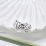 Boucles d'oreilles créoles à petites empreintes de pattes – Boucles d'oreilles Huggie pour femmes