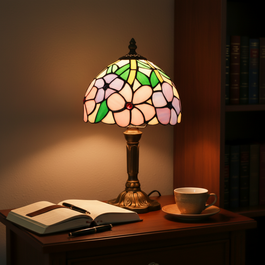 PÉTALYNE | LAMPE DE TABLE D'INSPIRATION BAROQUE