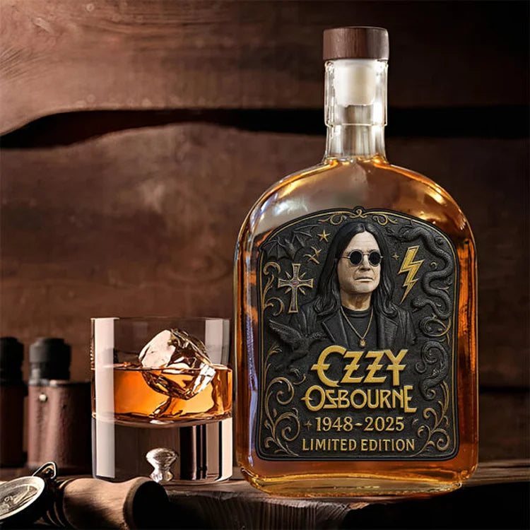 Bouteille de whisky Ozzy Osbourne 2025 de 25 oz