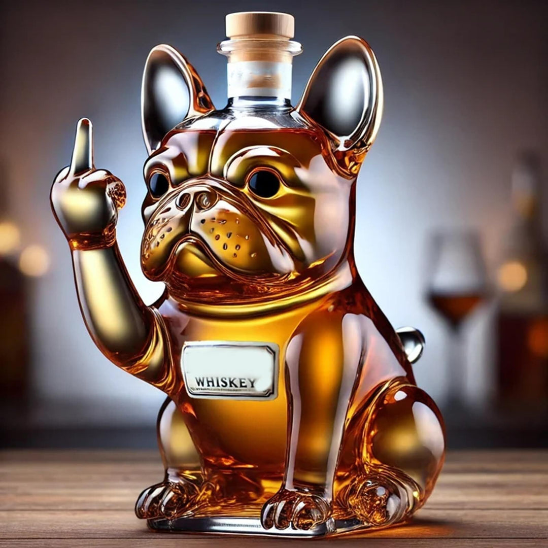 Bouteille de whisky rebelle Bulldog