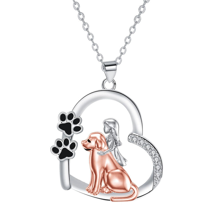 Collier en forme de cœur – Un compagnon fidèle pour le chien et son propriétaire