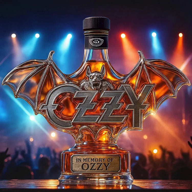 À la mémoire de la bouteille de whisky Ozzy Osbourne