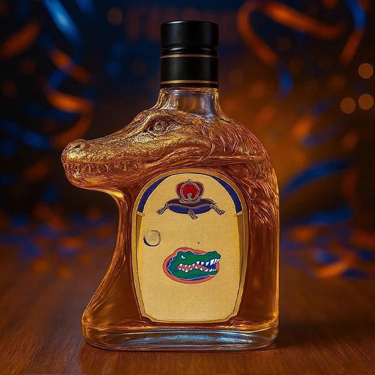 Carafe à whisky en forme de crocodile
