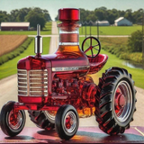 Bouteille de whisky 100 LET FARMALL