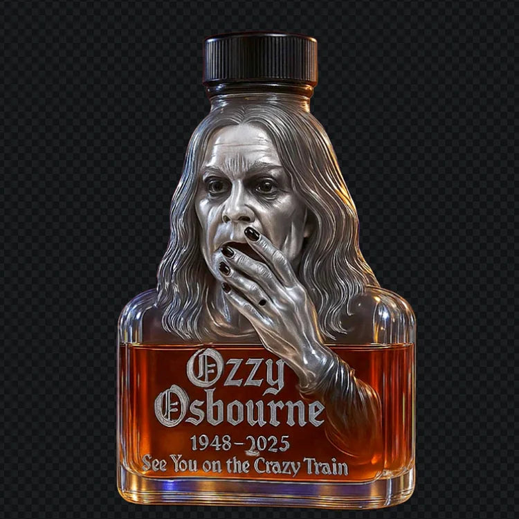 Ozzy, à bientôt dans le train des bouteilles de whisky fou