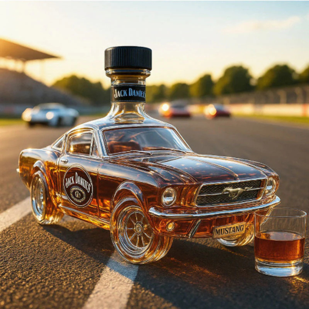 Bouteille de whisky Mustang