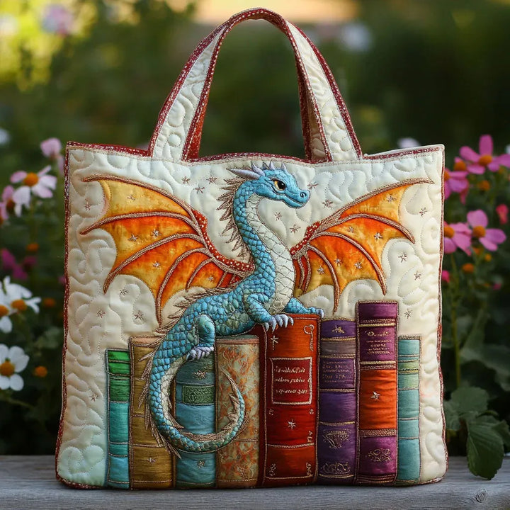 Handmade Bag | Dragon Guardian of Books