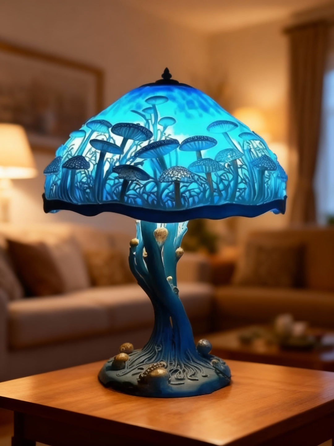BLEUAURE | Blue Table Lamp with a Mystical Touch