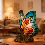 PAPILLON | Lampe en verre fabriquée à la main avec papillon