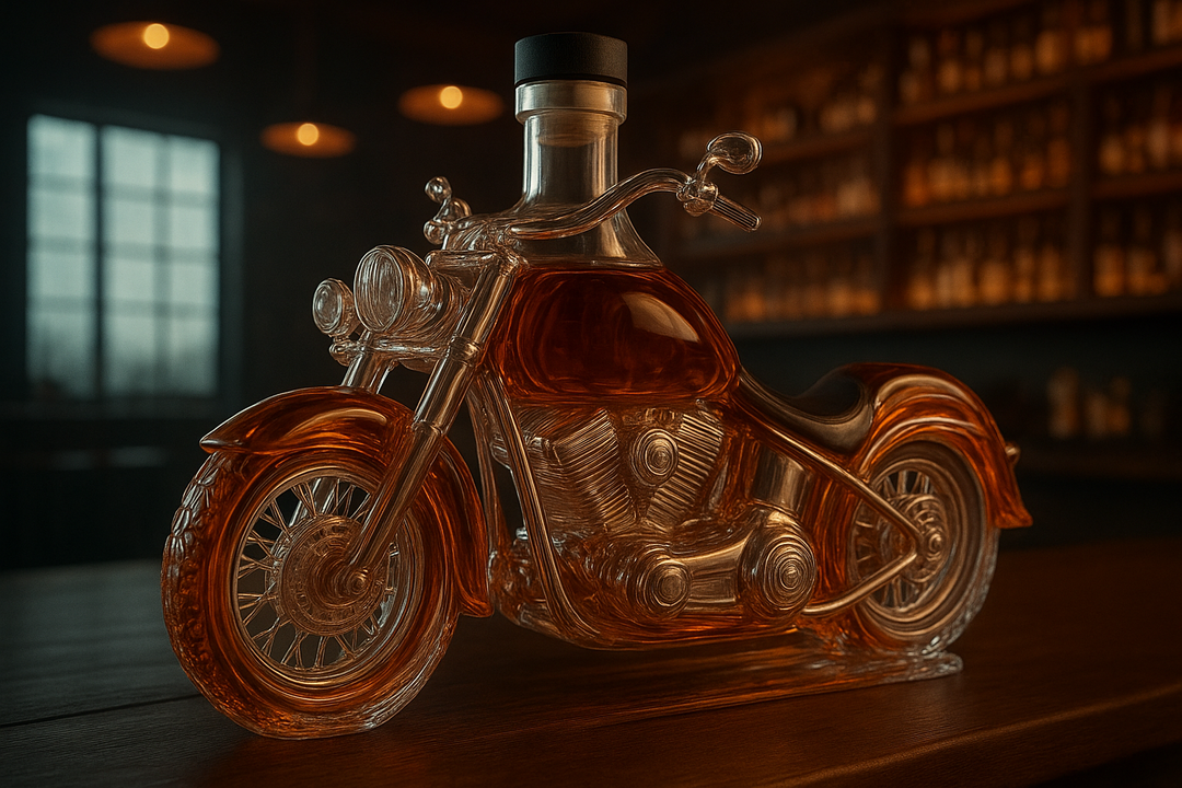 Bouteille de whisky à moteur