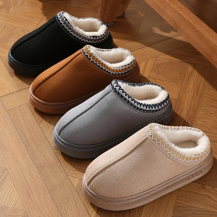 Karina - Fluffy Platform Slippers