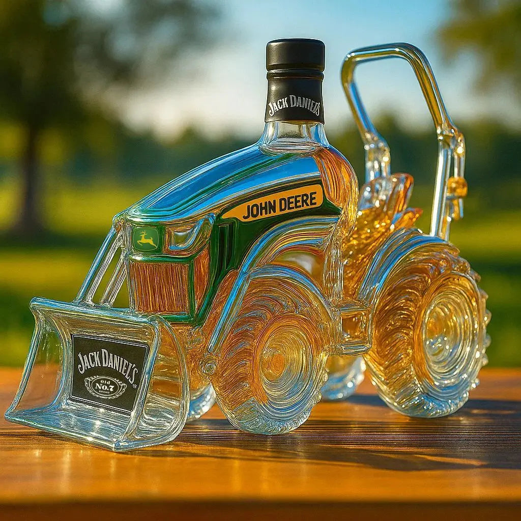 Carafe en forme de tracteur