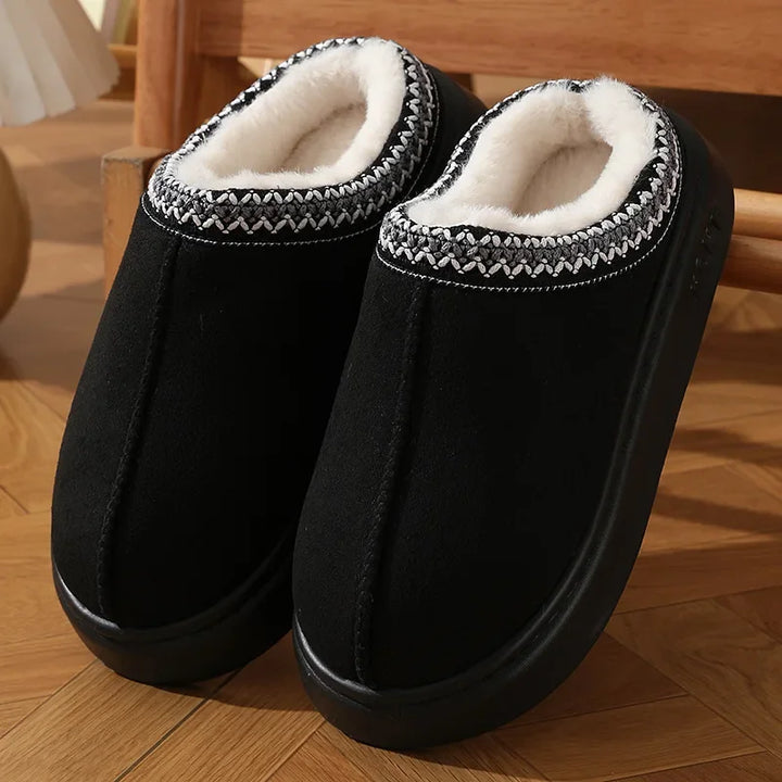 Karina - Fluffy Platform Slippers