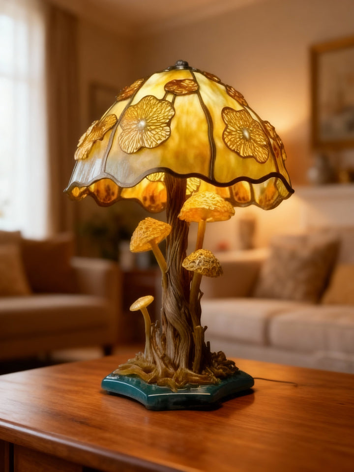 CHAMPIGNONS | Lampe de nuit en forme de champignon fabriquée à la main
