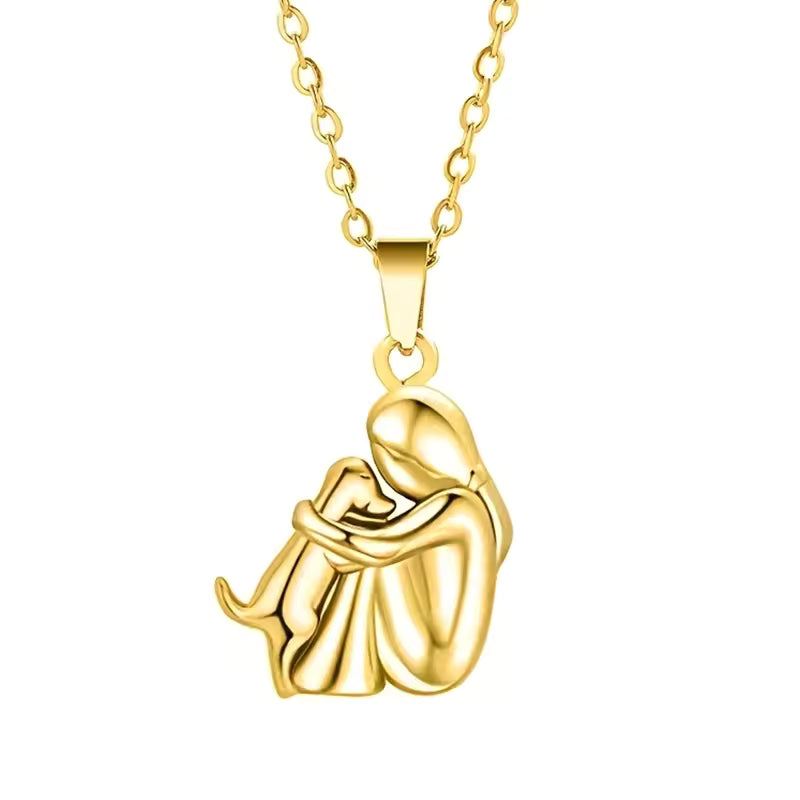 Collier avec une étreinte de chien