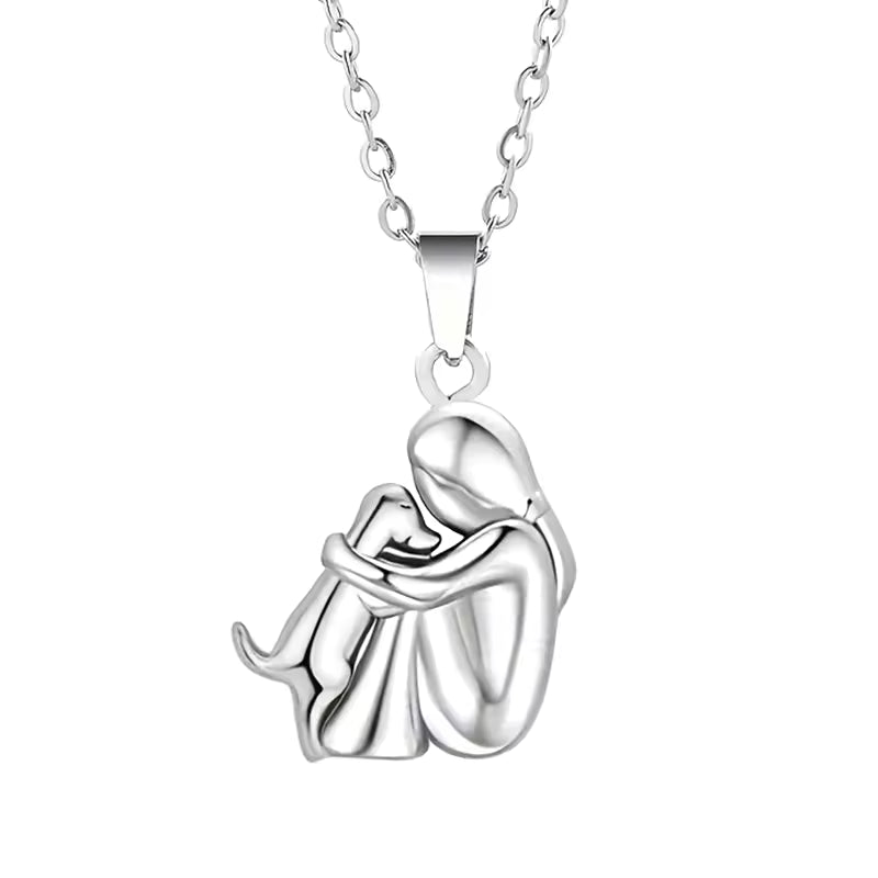 Collier avec une étreinte de chien