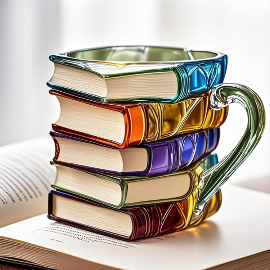Tasse de livre 3D Artisan Aurora