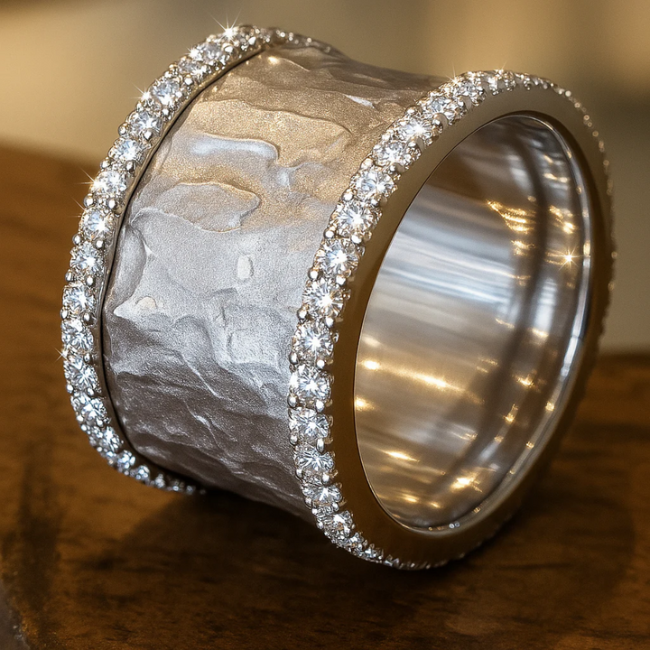 BAGUE RÉTRO ARGENT ZIRCON
