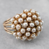 Bague avec incrustation de perles - Bush