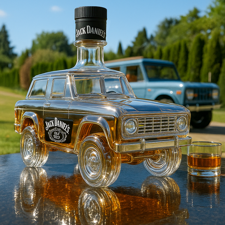 Ford Bronco (1966-1977) Bouteille de whisky de collection classique