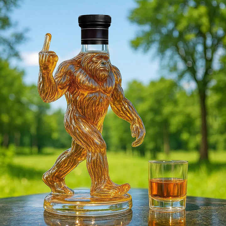 Gros pied | Bouteille de whisky Bigfoot drôle