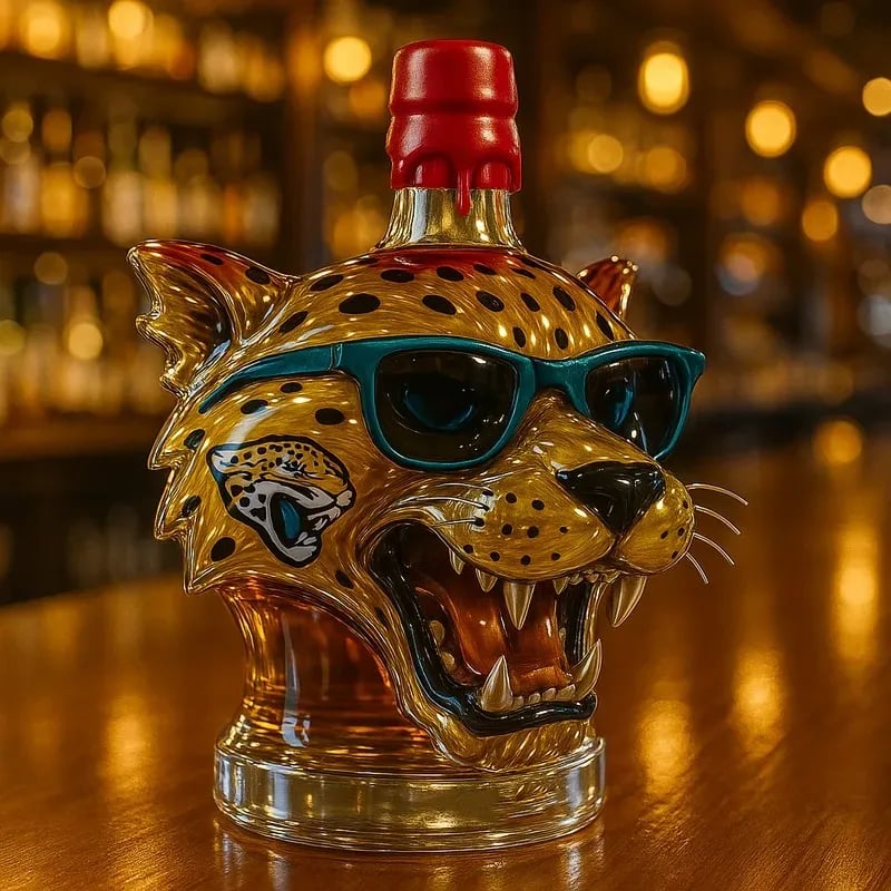 Jaguar | Bouteille de whisky des Jaguars de Jacksonville