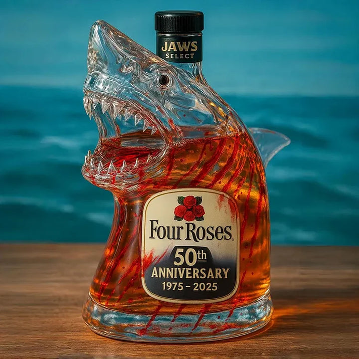 Bouteille de whisky en édition limitée Shark Jaws Anniversary