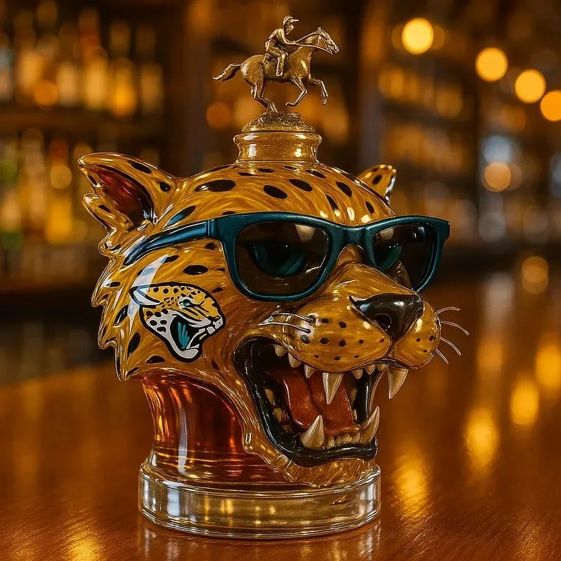 Jaguar | Bouteille de whisky des Jaguars de Jacksonville