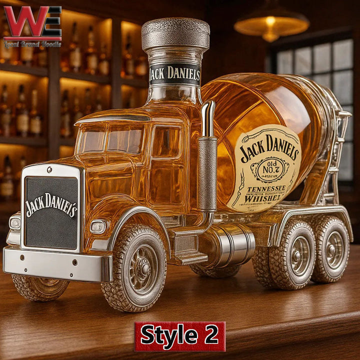 Bouteille de whisky pour bétonnière