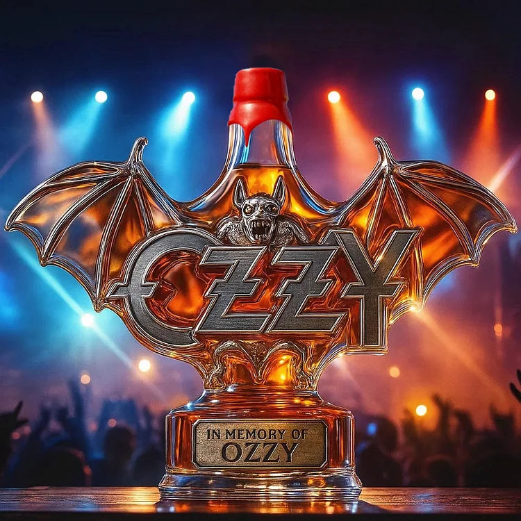 À la mémoire de la bouteille de whisky Ozzy Osbourne