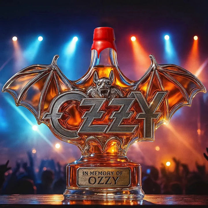 À la mémoire de la bouteille de whisky Ozzy Osbourne